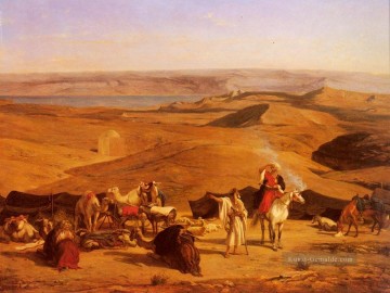  alberto - Die Wüste Encampment Araber Alberto Pasini